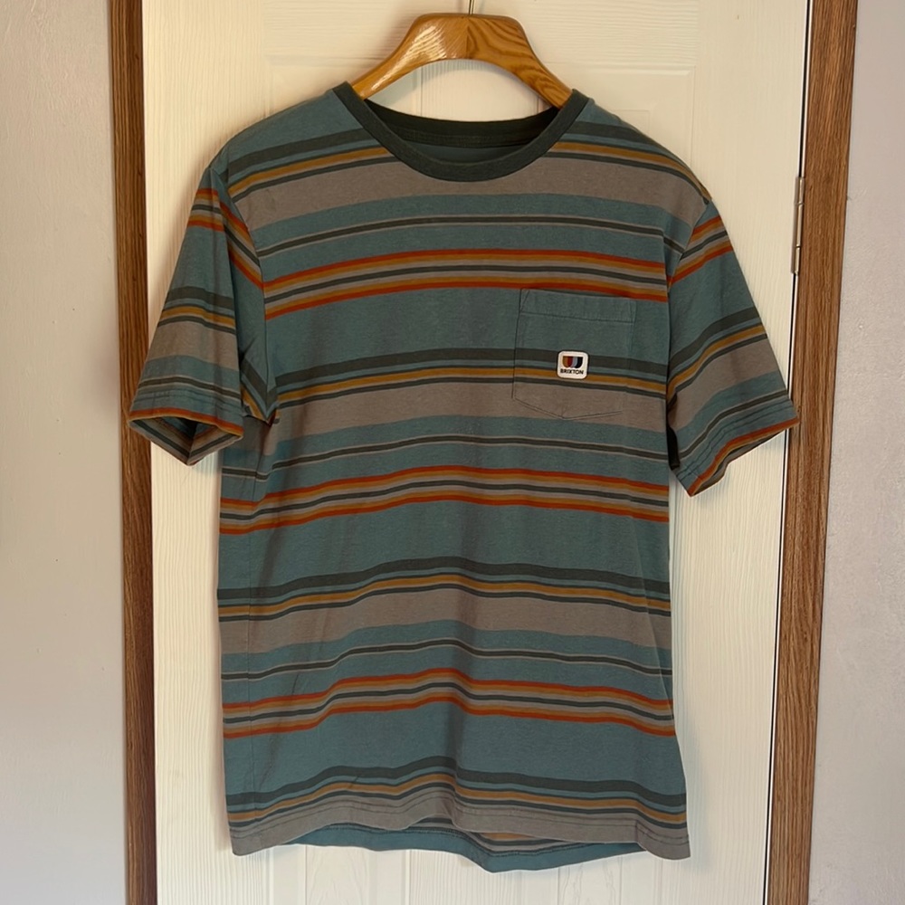 striped Brixton tee